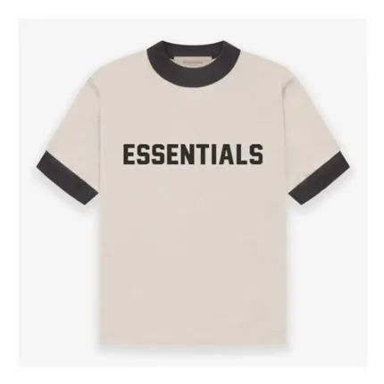 Essentials Kids V-Neck Wheat T-Shirt