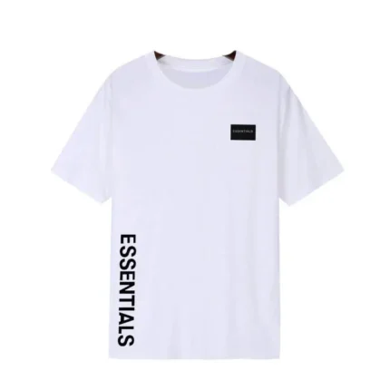 Essentials Side Print Logo T-Shirt White