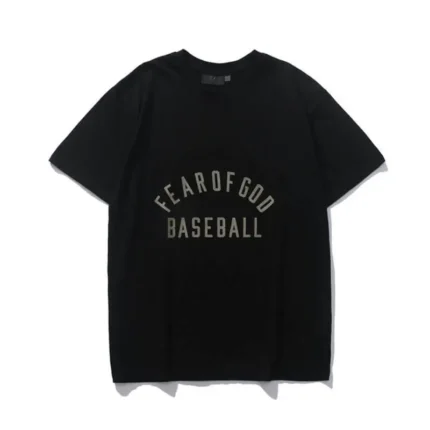 Fear of God Baseball T-Shirt Black